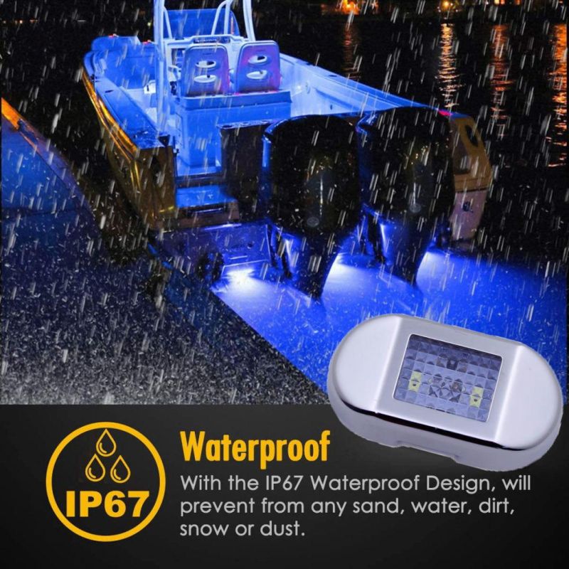 Oval LED Boat Light Surface Mount LED Compartment Light for Boat RV