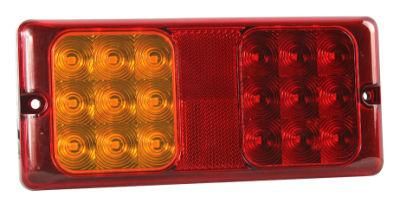 Car Parts LED Tail Lights E-MARK Turn Stop Brake Trailer Tail Lights Combination Rear Submersible LED Trailer Truck Lights