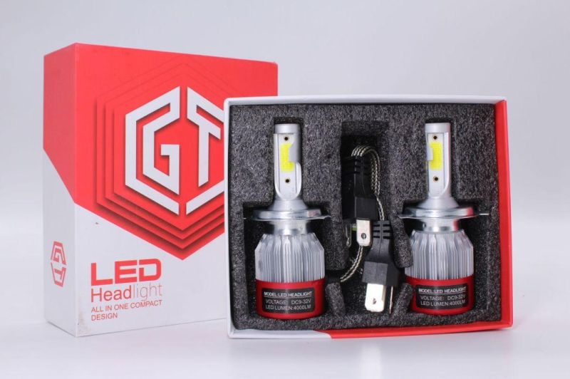 Factory Direct Sale General Style Automobiles & Motorcycles 36W 3800lm Withe Light C6 H4 LED Car Headlight for Car Light