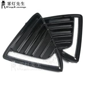 Car Daytime Running Light DRL LED Fog Lamp Cover with Yellow Turning Signal Functions for Ford Focus 3 MK3 2012-2015