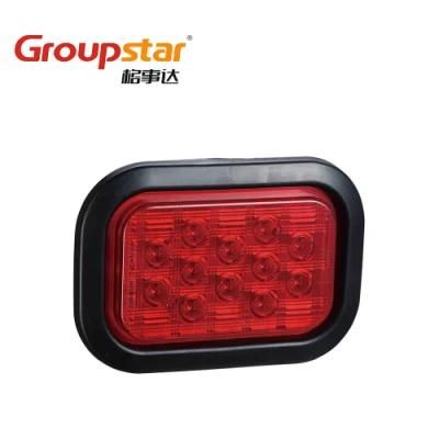 Rectangle 10-30V Jumbo Truck Trailer Tractor Stop Tail Lamps Trailer LED Lights with Adr E-MARK LED Light