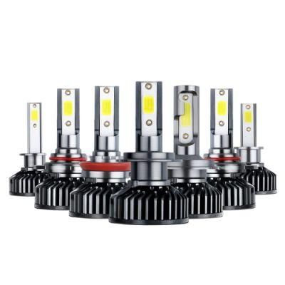 F2 COB Chip H1 H3 H4 H7 Headlight H11h13 Car LED Light 9005 9006 Auto Lamp 8000K Car LED Headlamp 12V Car LED Light