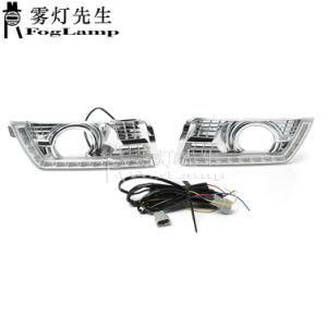 LED Fog Turn Signals Light Daytime Running Driving Lamp for Cadillac Srx 2012-2016 Pair Car Blinker Indicators 3 Colors Lighting