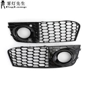 for Audi A4 B8 RS4 2009 2010 2011 2012 Honeycomb Mesh Fog Light Open Vent A4 Grille Intake Cover