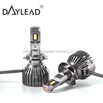 6063 Aluminum Alloy Faster Cooling High Brightness Small Chips Car Auto LED Headlamp