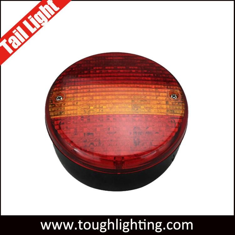 E-MARK Approved 5.5 Inch Round LED Hamburger Truck Tail Trailer Lights