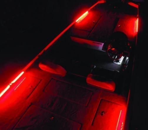 8" LED Utility White Strip Light 15 LED Interior&Exterior Marker Light for Boat UTV