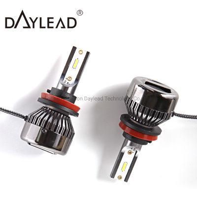 Factory 2 Sides LED Car Lights H11 9005 9006 360 H7 H4 H1 LED Headlight Bulb