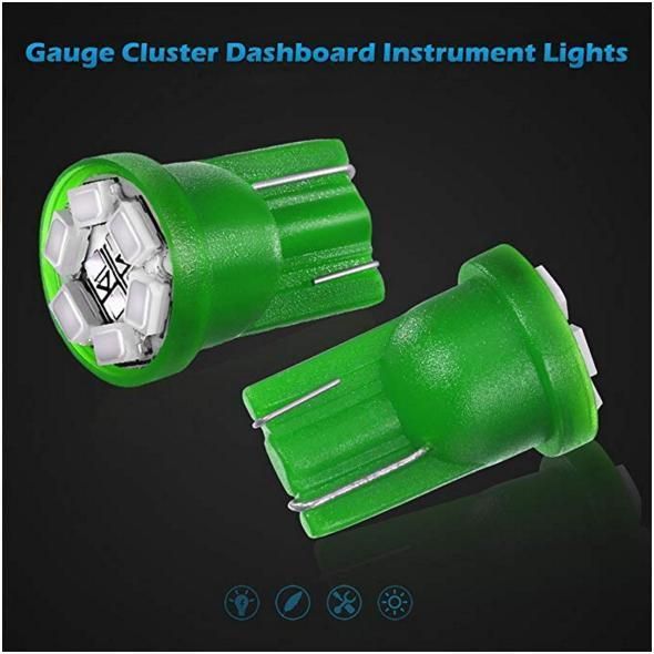 Green 194 T10 LED Dome Bulb