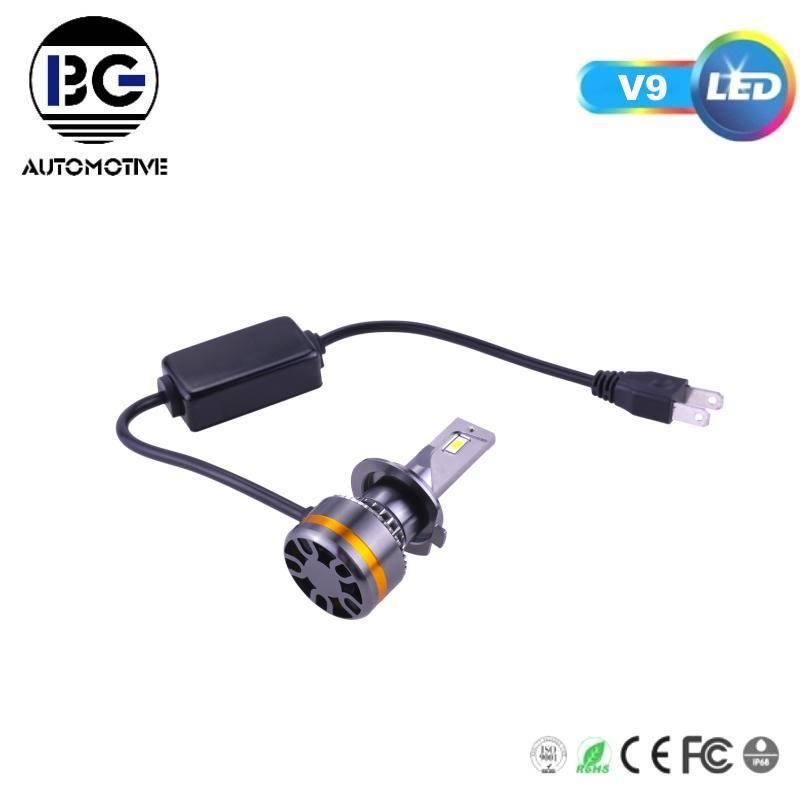Hot Sale V9 H1 H3 LED Headlight H4 H7 H13 H11 9005 9006 LED Headlight 6000K Auto Head Lamp Fog Light