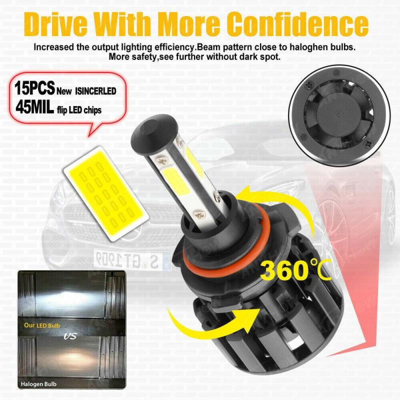 Powerful Super Bright LED Bulb LED Headlight 9005 Auto Lamp Car Automobiles LED Head Lamp 12V 24V 8000K Blue Light