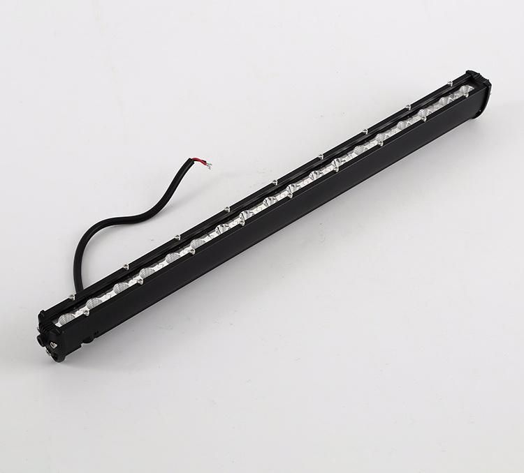 Single Row 54W Long Auto Slim LED Light Bar 12V24V Offroad Driving Car LED Light Bar