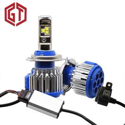 2PCS T1 Car Headlight H7 H4 LED H8/H11 Hb3/9005 Hb4/9006 H1 H3 9012 H13 9004 9007 80W 8000lm Auto Bulb Headlamp 6000K Light