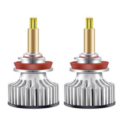 Good Light R1 LED Headlight 45W 9000lm Bulbs Auto Lamp H7 H11 Canbus No Error Audio System LED Kit