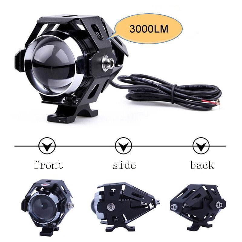 2020 Hot Sales 12V-80V Universal Motorcycle LED Bike U7 LED Headlight 30W Waterproof Motorcycle Fog Light 2 Buyers