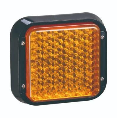Factory Price 12V 24V Adr Square Dump Truck Trailer Indicator Turn Signal LED Tail Light for Truck