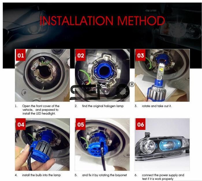 CREE Chips T1 Car Headlight H4 LED Bulbs High Low Beam 70W 7000lm 6000K Auto Canbus No Error Lamp Headlights
