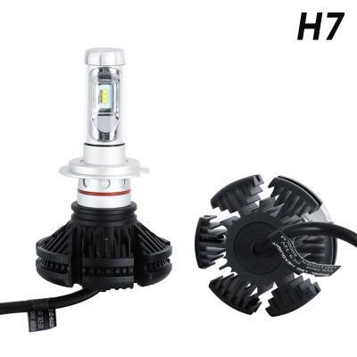 Good Product 2PCS X3 LED Headlight 50W 6000lm LED Car Headlight 3000K/6500K/8000K Zes Chip H1 H11 9005 H4 9006 H7 LED Fog Lamp Auto Lights