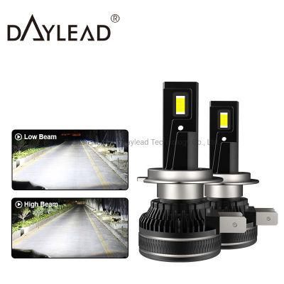 Car LED Lights Mini Size 35W 6500lm 6000K IP68 H11 9006 9005 H7 All in One H4 LED Headlight