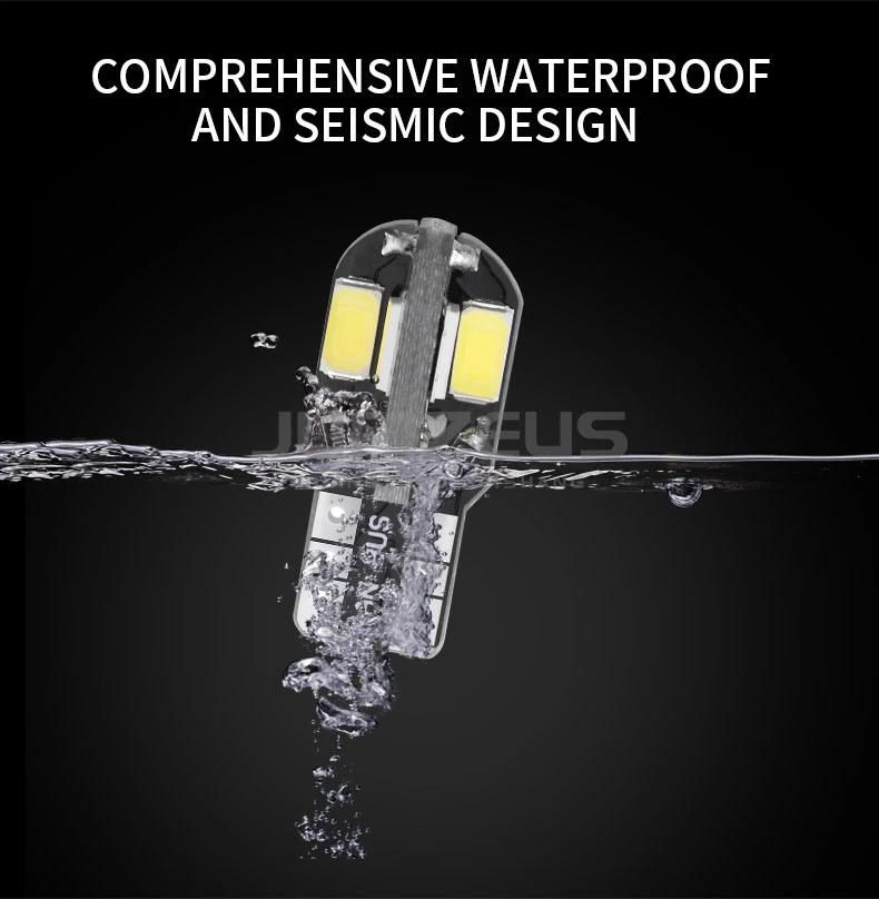 T10 W5w 194 501 DC12V Canbus Erro Free 5630 8SMD Trunk Side Turn Signal Light Bulb with High Bright