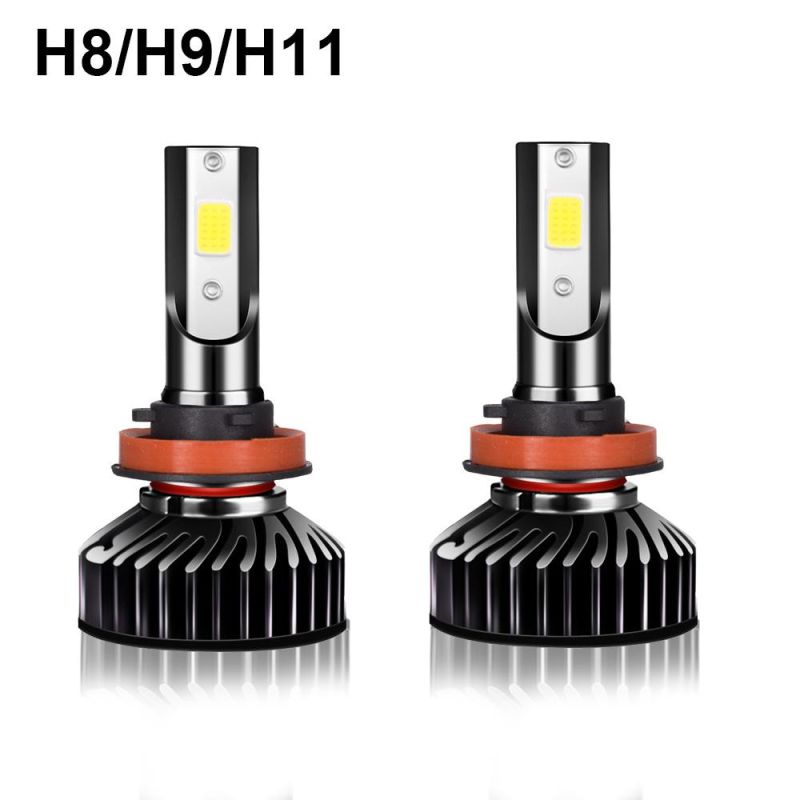 Car Headlight COB 8000lm 55W H4 LED H7 Canbus H1 H3 H8 H11 9005 9006 6000K 8000K Car LED Headlight Fog Light Bulbs